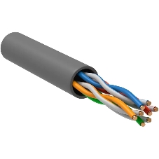 Кабель информационный ITK Generica BC1-C5E04-111-305-T-R-G cat.5e U/UTP 4X2X24AWG PVC внутренний 305м серый Кабель информационный ITK Generica BC1-C5E04-111-305-T-R-G cat.5e U/UTP 4X2X24AWG PVC внутренний 305м серый