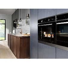 Встраиваемый духовой шкаф Electrolux EOD5F71X с паром, 60 см, каталитическая очистка, 72 л, 8 режимов, нержавеющая сталь,направляющие проволочные + телескопические (1 уровень)