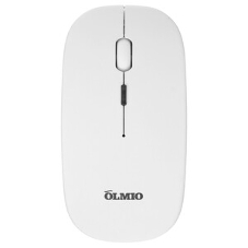 Мышь беспроводная OLMIO WM-21 белый, бесшумная, 3 кнопки с подсветкой, 1600 dpi