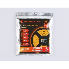 Светодиодная лента Ambrella light GS4801 COB 616Led/19W m/ 24V IP20 3000K/ 5m*12mm*2mm (2 конт.)