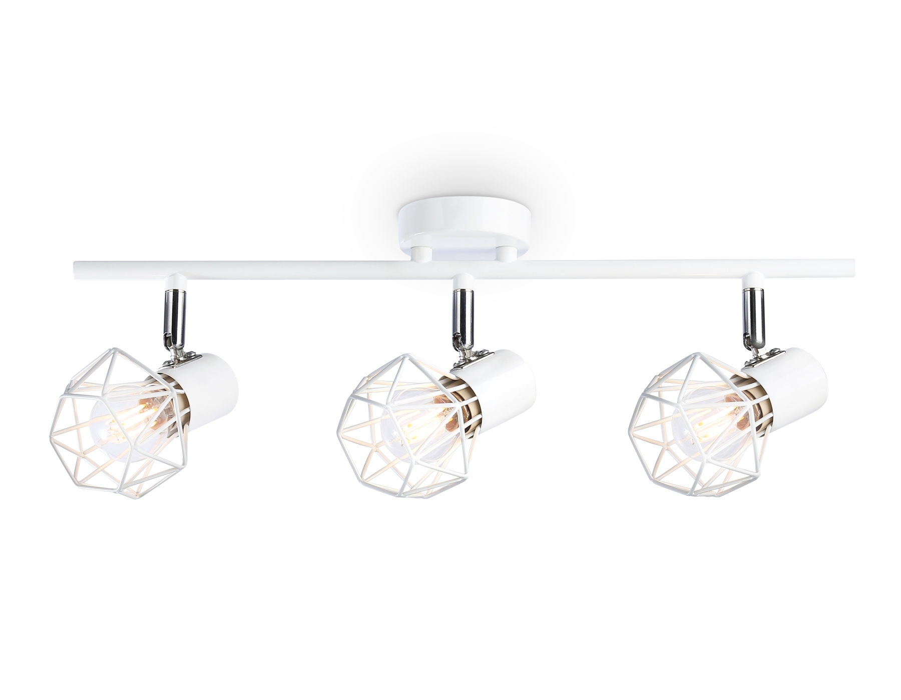 Светильник Ambrella light TR8631/3 WH/CH белый/хром E27*3 max 40W 460*91*175