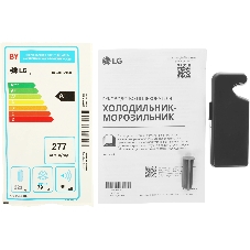 Холодильник LG GA-B419SDJL серый двухкамерный 223/79л морозилка снизу, No Frost