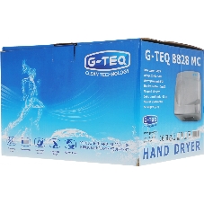 Сушилка для рук G-TEQ 8828 MC 1500Вт 16м/сек металл хром