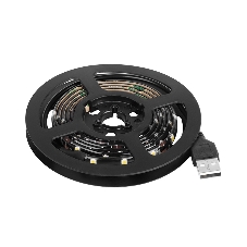Лента светодиодная с USB коннектором 5 В, 8 мм, IP65, SMD 2835, 60 LED/m, цвет свечения зеленый