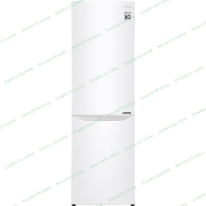 Холодильник LG GA-B419SWJL белый двухкамерный 223/79л морозилка снизу, No Frost