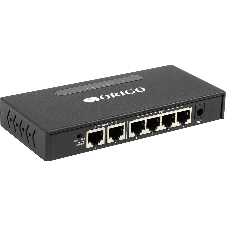 Коммутатор неуправляемый PoE ORIGO OS1206P/60W/A1A 4x100Base-TX PoE+, 2x100Base-TX, PoE-бюджет 60 Вт, корпус металл