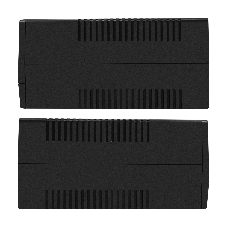 Источник бесперебойного питания ExeGate Smart LB-650.LCD.AVR.2SH.USB (650VA/390W, LCD, AVR, 2*Schuko, USB, батарея 12V 7Ah, черный)