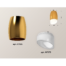 Светильник Ambrella Light XS1125022 PYG/FR золото желтое полированное/белый матовый MR16 GU5.3 (C1125, N7175)