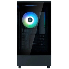Компьютерный корпус ZALMAN P10, MATX, черный, WINDOW, 2x3.5