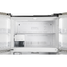 Холодильник Hitachi R-W660PUC7X GC шампань стекло двухкамерный 396/144л морозилка сверху, No Frost, Side by Side