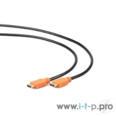 Кабель Cablexpert HDMI CC-HDMI4L-15, 19M/19M, v2.0, серия Light, позол.разъемы, экран, 4.5м, черный, пакет