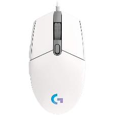 Мышь проводная Logitech G102 LIGHTSYNC белый, 8000 dpi, USB, кнопки - 6