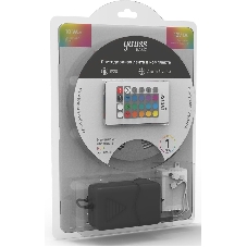 Лента светодиодная Basic в комплекте Gauss 12V 10W/m 700lm/m RGB IP20 LED 3m 1/50