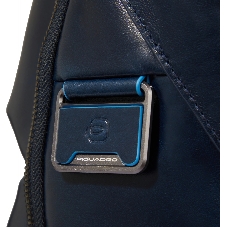 Рюкзак для ноутбука Piquadro Blue Square CA6592B2BM/BLU2, кожа, темно-синий