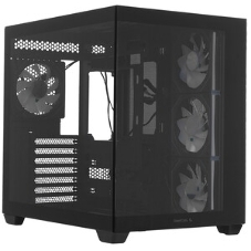 Компьютерный корпус Deepcool CG530 4F черный без БП ATX 2x120мм 2x140мм 2xUSB 2.0 1xUSB 3.0 audio bott PSU