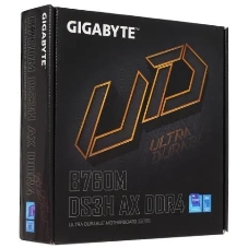 Материнская плата Gigabyte B760M DS3H AX DDR4 (V1.2/V1.3), LGA 1700, Intel B760, 4xDDR4, 4xSATA, 2xM.2, 1xPCI-E 4.0 x16, 2xPCI-E 4.0 x1, 1xHDMI, 2xDP, 1x 2.5Gb LAN, 3xUSB 3.2 Gen 1, 2xUSB 2.0, 3x3.5 мм, 7.1, Micro-ATX