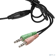 Гарнитура ExeGate Office HS-130S чёрный, проводная, 2 x mini jack 3.5 мм
