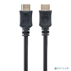 Кабель HDMI Cablexpert CC-HDMI4L-20M, 20м, v2.0, 19M/19M, серия Light, черный, позол.разъемы, экран, пакет