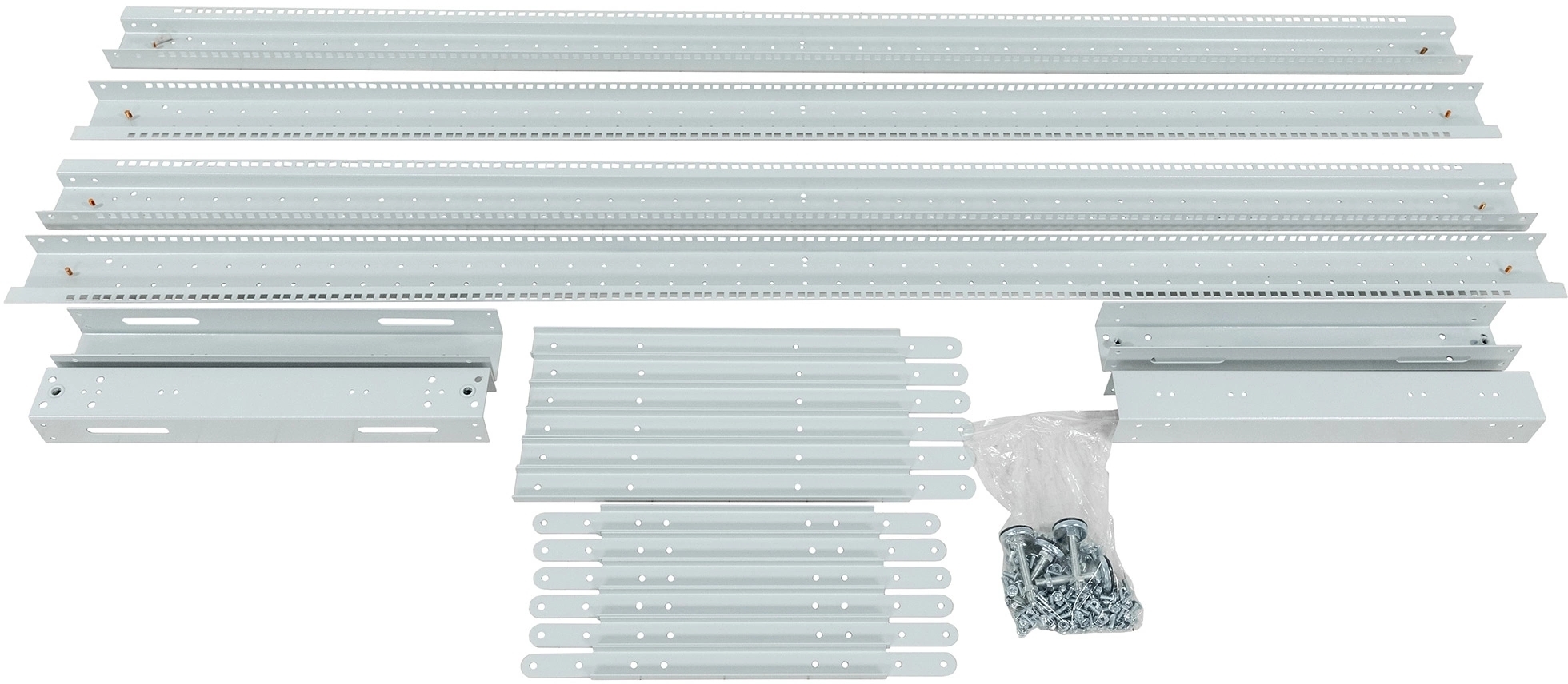 Стойка двухрамная NTSS NTSS-2POR24U/600-1000 24U 550 мм x 1000 мм 600 кг серый