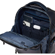 Рюкзак для ноутбука Piquadro Blue Square CA6592B2BM/BLU2, кожа, темно-синий