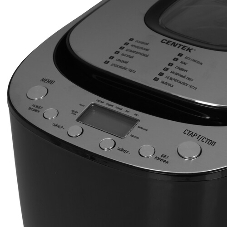 Хлебопечка Centek CT-1418 серебристый, 650 Вт, 0.9 кг, 12 программ