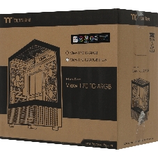 Компьютерный корпус Thermaltake View 170 TG ARGB белый без БП mATX 4x120мм 2x140мм 1x200мм 2xUSB 3.0 audio bott PSU