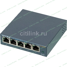 Коммутатор настольный TP-Link TL-SG105S 5-портовый 10/100/1000 Мбит/с
