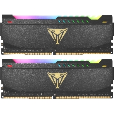 Оперативная память Patriot Viper Steel, DDR4, 64GB (2x32GB), 3600MHz, CL20, DIMM, с радиатором, RGB, черный