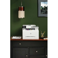 МФУ лазерное HP Color LaserJet Pro M283fdw (7KW75A), A4, цветной, печ. до 21 стр/мин., скан. до 26 стр/мин. (ч/б) 22 стр/мин. (цвет), 600 x 600 dpi (печать) 300x300dpi (скан), USB, RJ-45, Wi-Fi, Air Print, Mopria