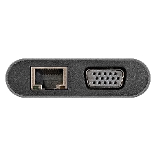 USB-концентратор ExeGate EX293985RUS DUB-31C/MAX (кабель-адаптер USB Type-C --> 3xUSB3.0 + Card Reader + PD 100W + HDMI 4K@30Hz + VGA + Audio + Lan RJ45 10/100/1000Mb, Plug&Play, серый)