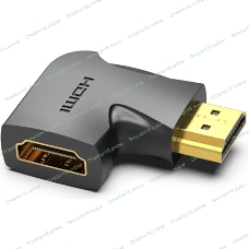 Адаптер-переходник Vention HDMI v2.0 19M/19F угол 90
