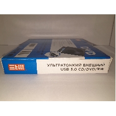 Внешний оптический DVD привод DVD-RW ext. Black Slim Ret USB3.0+TYPE-C