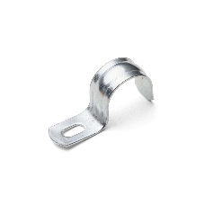 Скоба крепежная однолапковая Fortisflex СМО d19-20 мм метал. оцинк. (уп. 100 шт)
