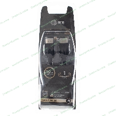 Кабель аудио-видео Cactus CS-HDMI.2-1 HDMI (m)/HDMI (m) 1м. позолоченные контакты черный