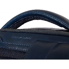 Рюкзак для ноутбука Piquadro Blue Square CA6592B2BM/BLU2, кожа, темно-синий