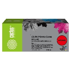 Заправочный набор Cactus CS-RK-PG445-CL446 голубой/пурпурный/желтый/черный набор 5x30мл для Canon Pixma MG2440/MG2540/
