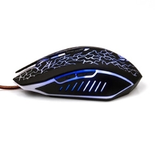 Мышь проводная Nakatomi MOG-15U черный, 2400 dpi, USB, кнопки - 6