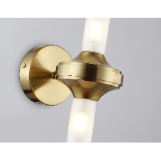 Настенный светильник Ambrella light LH55362/2 BS/CL латунь/прозрачный G9/2 max 30W 150*100*320