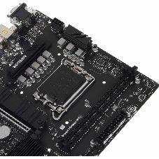 Материнская плата MSI B760M BOMBER WIFI, LGA 1700, Intel B760, 2xDDR5, 4xSATA, 2xM.2, 1xPCIe 4.0 x16, 1xPCIe x1, 1xVGA, 1xHDMI, 1xDP, 1x2.5Gb LAN, Wi-Fi 6E, Bluetooth 5.3, 4xUSB-A 5Gbps, 2xUSB-A 2.0, 1xPS/2, 3x3.5 мм, 7.1, чёрный, mATX