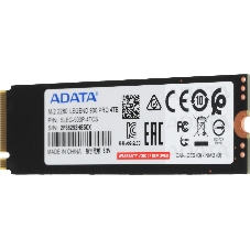 Накопитель SSD ADATA LEGEND 900 PRO, 4Tb, PCIe 4.0 x4, M.2 2280, NVMe, R/W 7400/6500, с радиатором