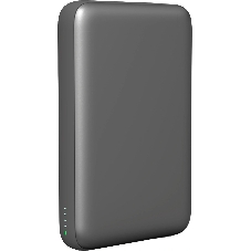 Мобильный аккумулятор Magssory PBN013m 10000mAh QC/PD 15W 3A USB-C беспров.зар. серый