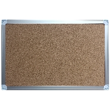 Доска пробковая Silwerhof 45x60см алюминиевая рама