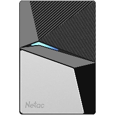Внешний SSD Netac Z7S, 480 Gb, USB 3.2 Gen 2 Type-C, R/W 550/480, черный