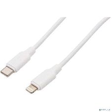 Кабель Filum USB 2.0, 1.8 м., белый, 3 А, разъемы: USB Type С male - Lightning male, пакет.