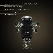 Минисистема Hyundai H-MC1241 черный 100Вт BT