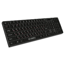 Клавиатура SVEN KB-E5300W беспроводная, радиоканал, чёрный
