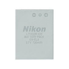 Аккумуляторная батарея для фотоаппарата Nikon Coolpix P1 (EN-EL8) 3.7V 1400mAh