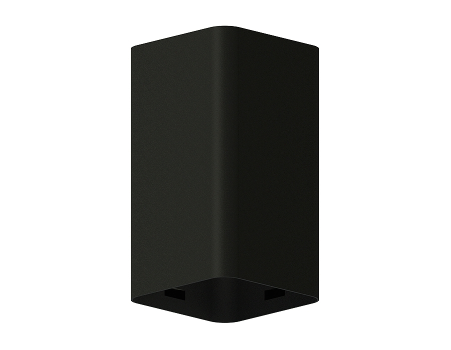 Корпус светильника C7821 SBK черный песок 70*70*H125mm MR16 GU5.3