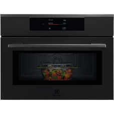 Встраиваемая микроволновая печь Electrolux KVM9E2XT черный, 44 л, 1000 Вт, переключатели - сенсор