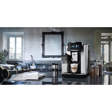 Кофемашина автоматическая DeLonghi ECAM610.74.MB черный/серебристый, исп. кофе - зерновой/молотый, 2.2 л, 1450 Вт, 19 Бар.